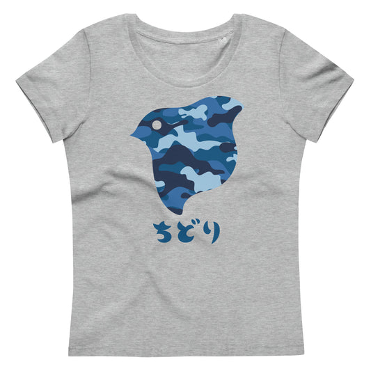 ［ちどり］T シャツ Camo Navy（レディース）